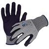 Azusa Safety Bluwolf 18 ga. ANSI A4 Cut Resistant Gray Gloves, Micro-Foam Nitrile/Polyurethane Palm Coating, M BW4040